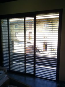 Brise soleil vu de l'intérieur